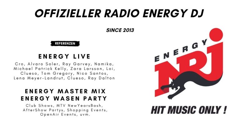 Offizieller Radio ENERGY DJ Tash Radio NRJ DJ Tash